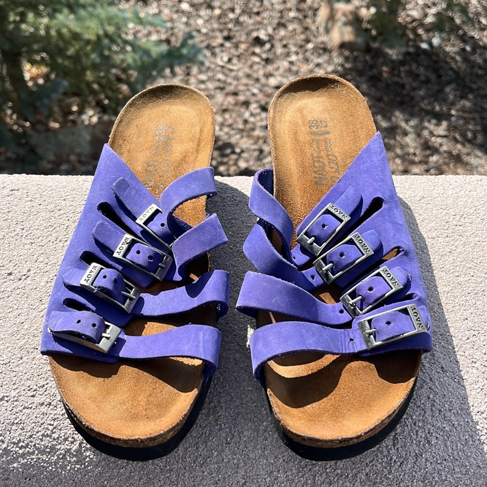 NAOT Leather Sandals Size 38